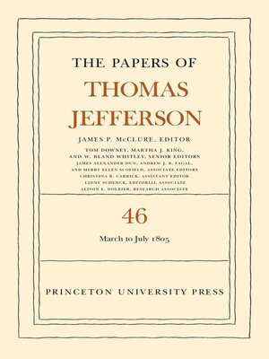 cover image of The Papers of Thomas Jefferson, Volume 46